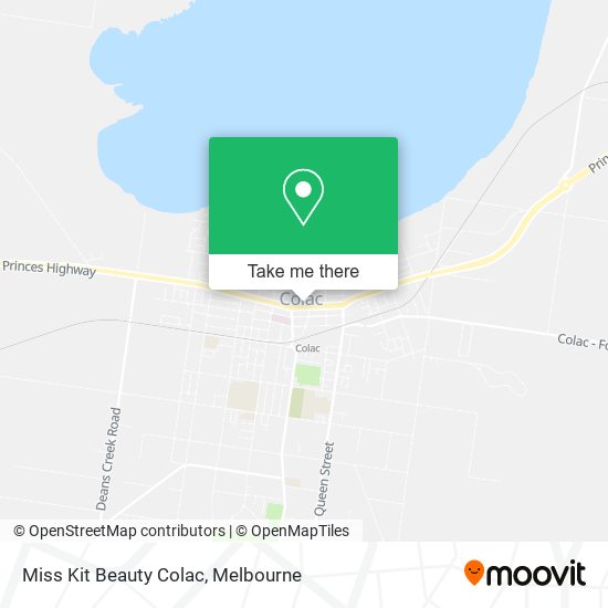 Miss Kit Beauty Colac map