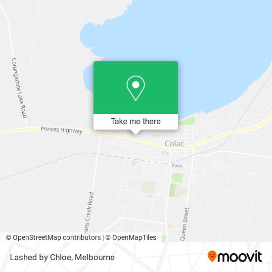 Lashed by Chloe map