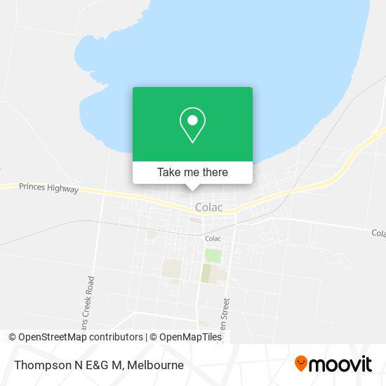 Thompson N E&G M map
