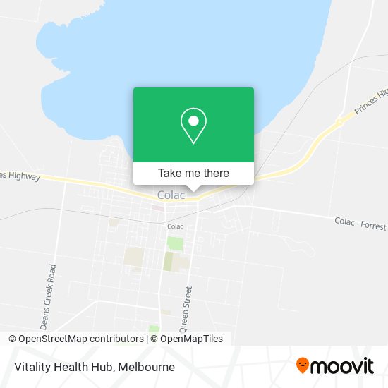 Vitality Health Hub map