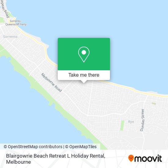 Blairgowrie Beach Retreat L Holiday Rental map