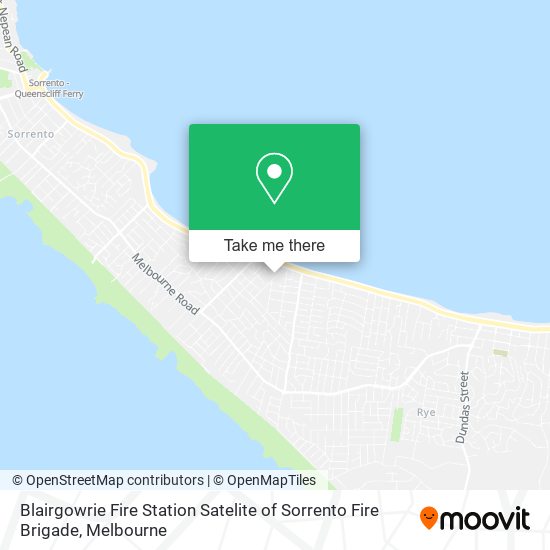 Mapa Blairgowrie Fire Station Satelite of Sorrento Fire Brigade