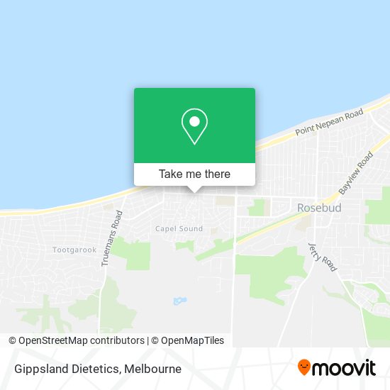 Gippsland Dietetics map