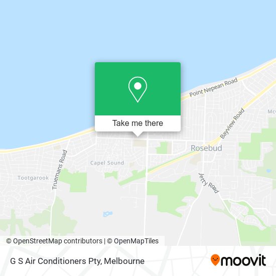 G S Air Conditioners Pty map