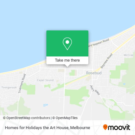 Homes for Holidays the Art House map