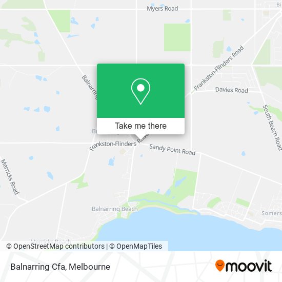 Balnarring Cfa map