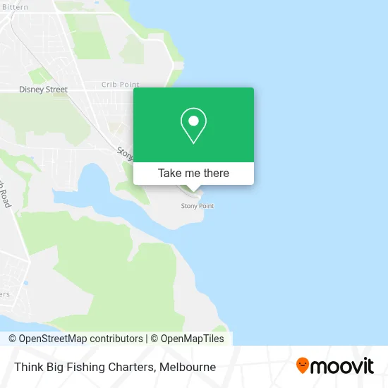 Think Big Fishing Charters map