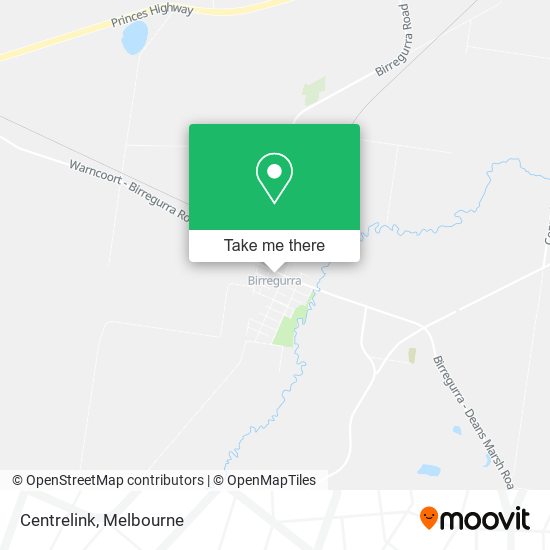 Centrelink map