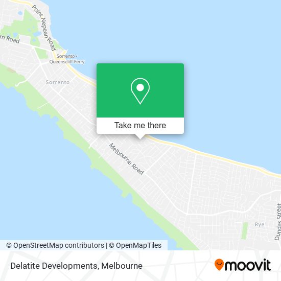 Delatite Developments map