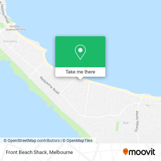 Front Beach Shack map
