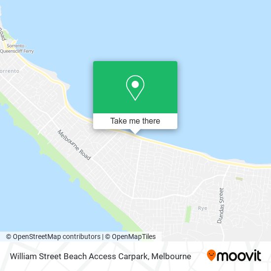 William Street Beach Access Carpark map