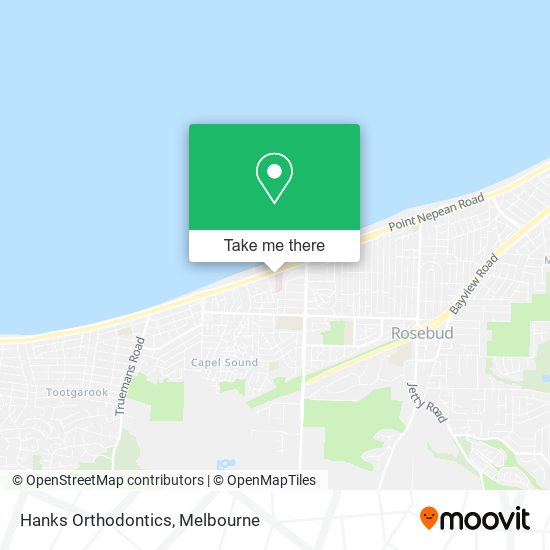 Hanks Orthodontics map