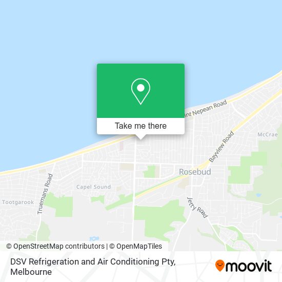 DSV Refrigeration and Air Conditioning Pty map