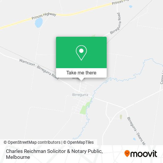 Charles Reichman Solicitor & Notary Public map