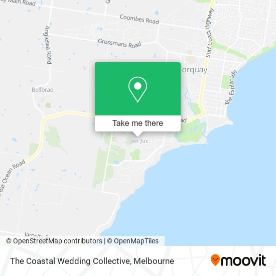 The Coastal Wedding Collective map