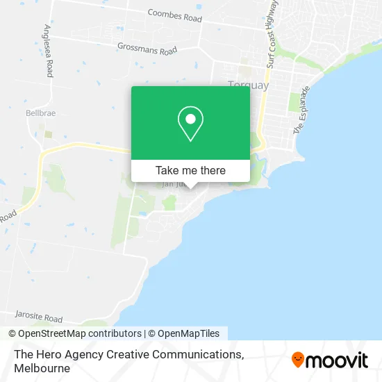 The Hero Agency Creative Communications map