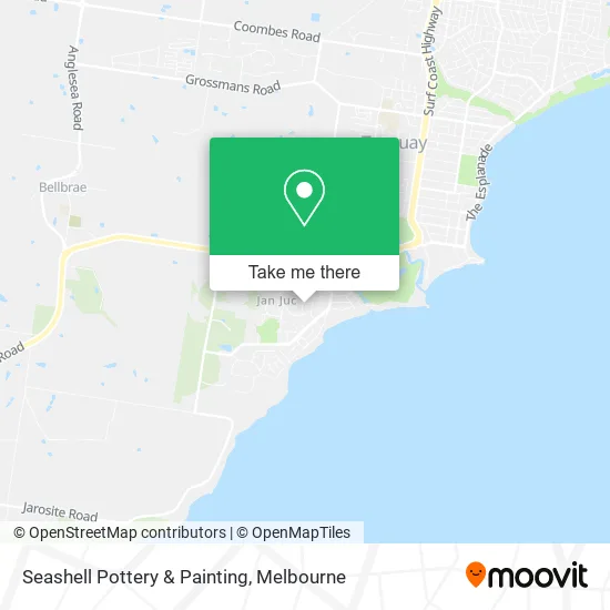 Seashell Pottery & Painting map