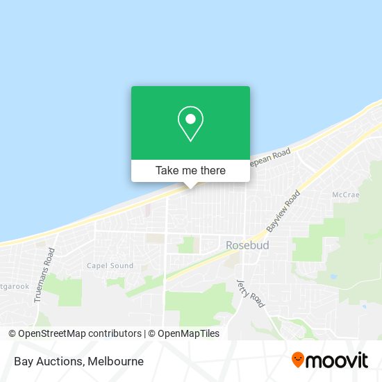 Bay Auctions map
