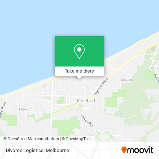 Divorce Logistics map