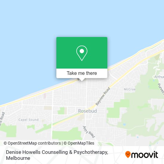 Denise Howells Counselling & Psychotherapy map