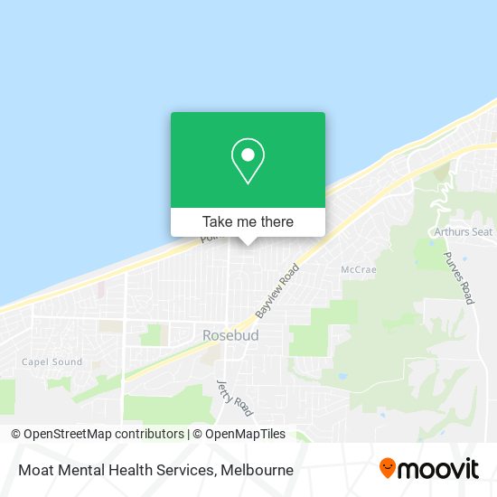 Moat Mental Health Services map
