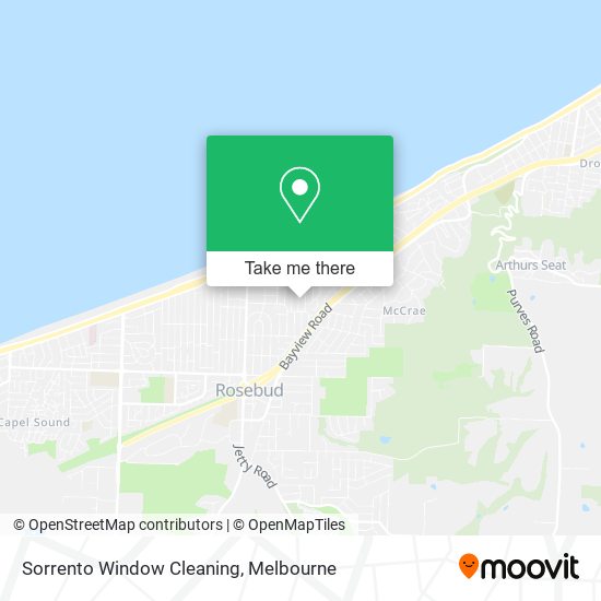 Sorrento Window Cleaning map