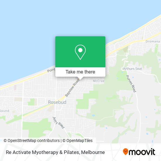 Re Activate Myotherapy & Pilates map
