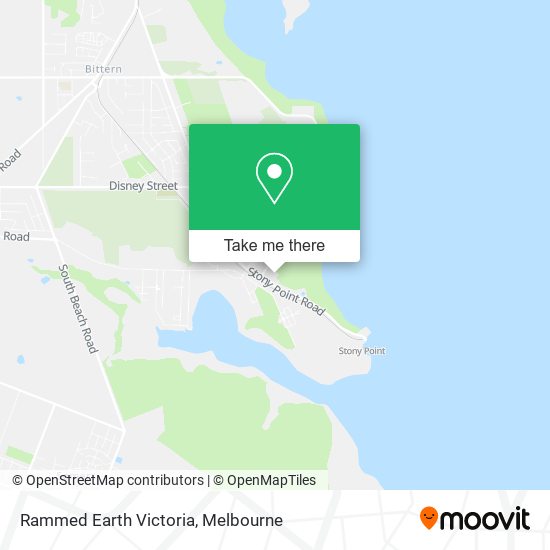 Rammed Earth Victoria map