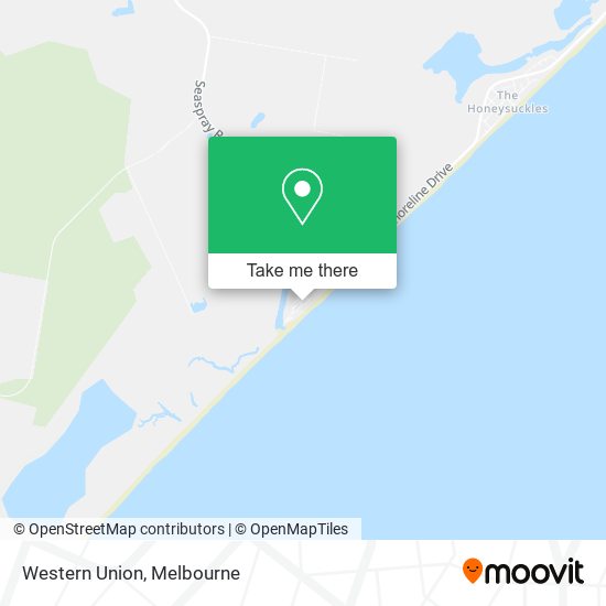 Western Union map