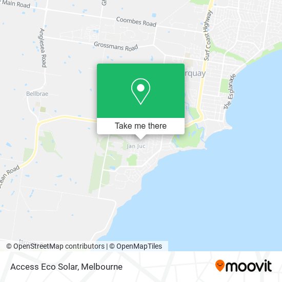 Access Eco Solar map