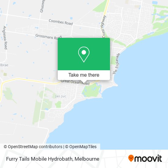 Furry Tails Mobile Hydrobath map