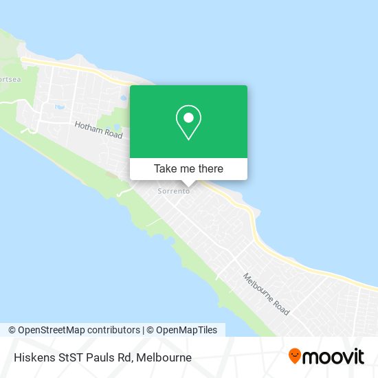 Hiskens StST Pauls Rd map