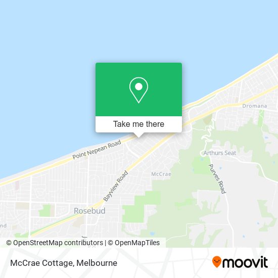 McCrae Cottage map