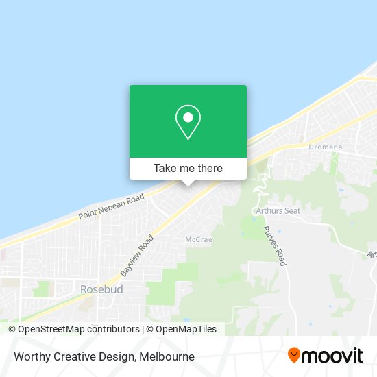 Worthy Creative Design map