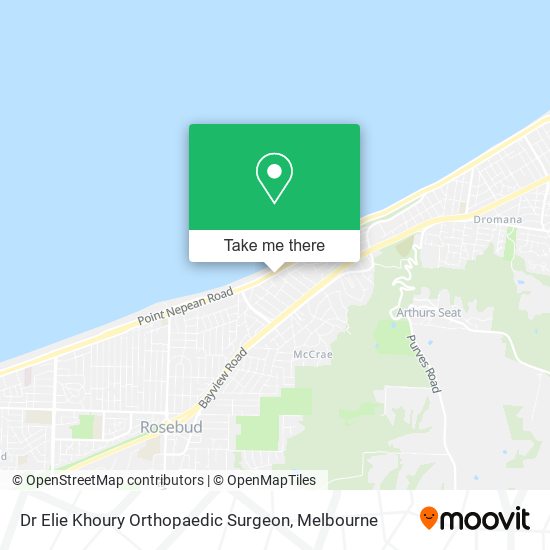 Dr Elie Khoury Orthopaedic Surgeon map