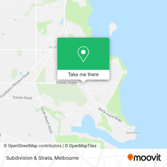 Mapa Subdivision & Strata