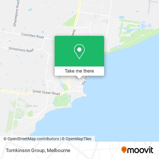 Tomkinson Group map