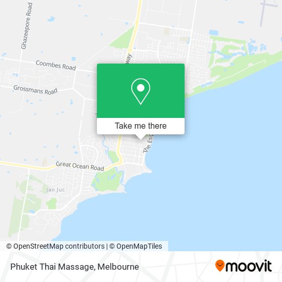 Phuket Thai Massage map