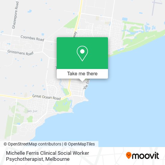 Michelle Ferris Clinical Social Worker Psychotherapist map