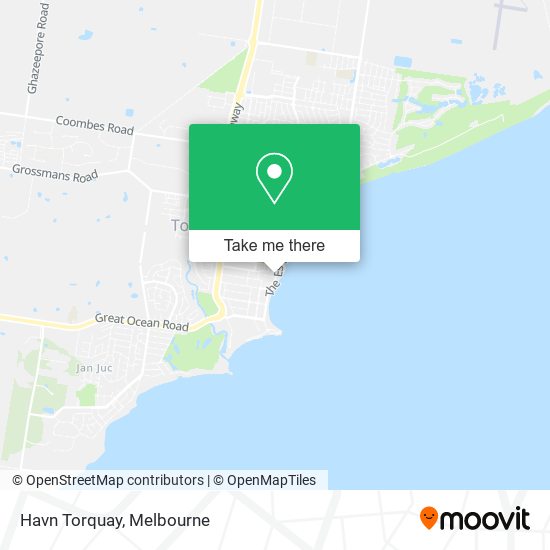 Havn Torquay map