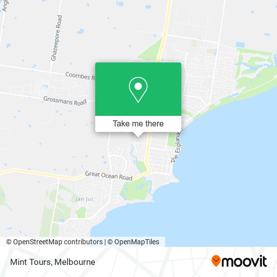 Mint Tours map