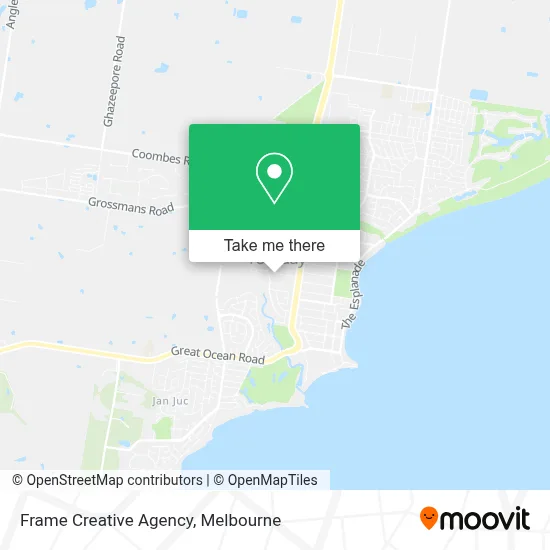 Mapa Frame Creative Agency