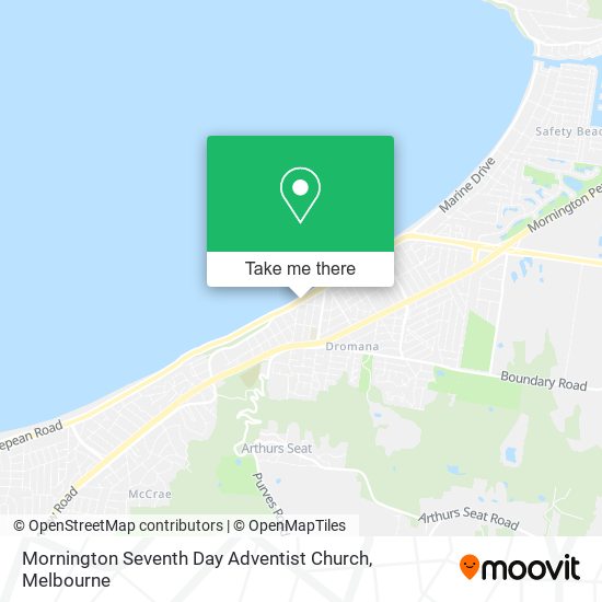 Mornington Seventh Day Adventist Church map