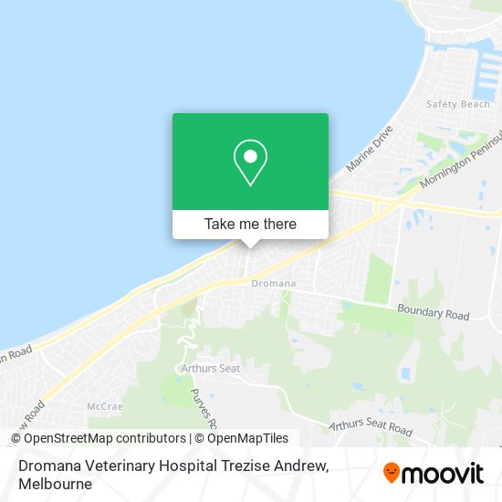 Dromana Veterinary Hospital Trezise Andrew map