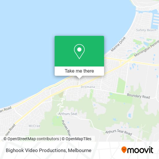 Bighook Video Productions map
