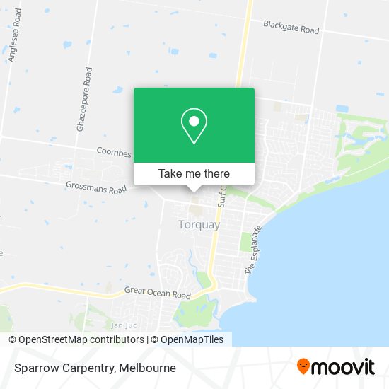Sparrow Carpentry map