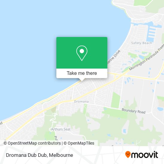 Dromana Dub Dub map