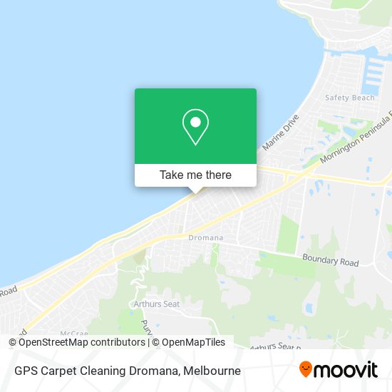 GPS Carpet Cleaning Dromana map