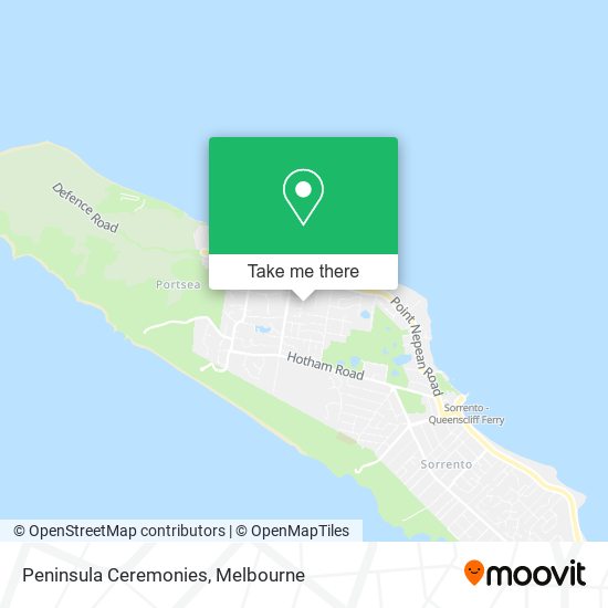 Peninsula Ceremonies map