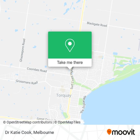 Dr Katie Cook map